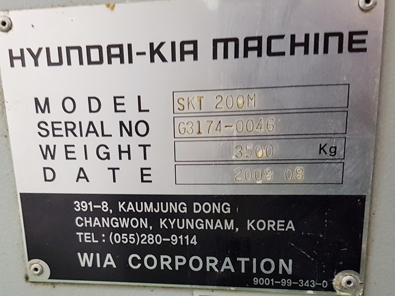 위아 위아8인치턴밀CNC선반 SKT-200M 2008년 �߰���