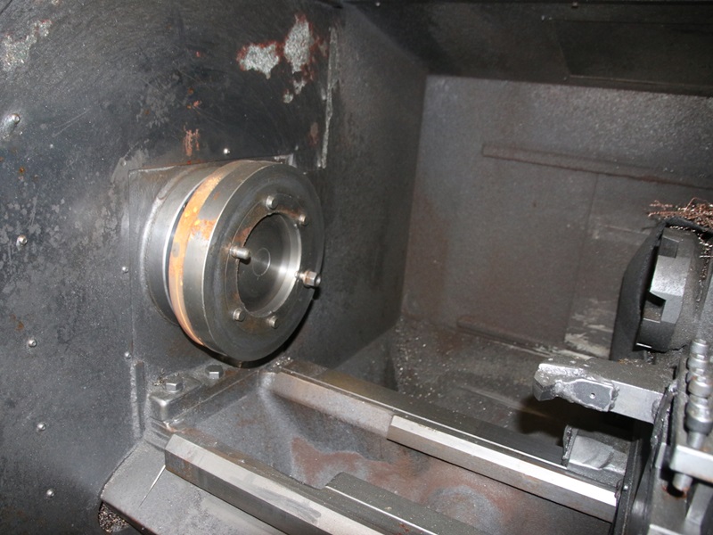 통일중공업 통일 8자 세미NC선반 Ø530×1000 1993년 �߰���
