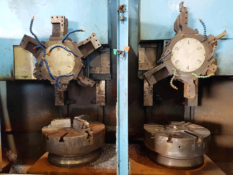통일중공업 통일쌍축CNC선반 TNL-80V2 1990년 �߰���